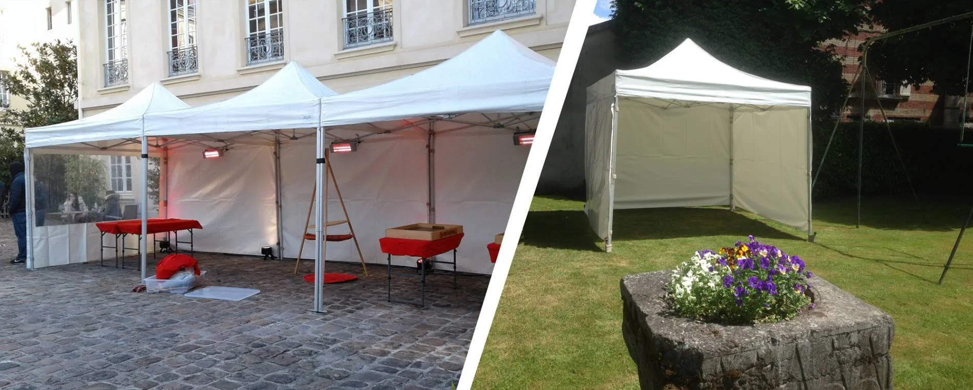 Location de barnum pliant professionnel à Paris et en Île-de-France